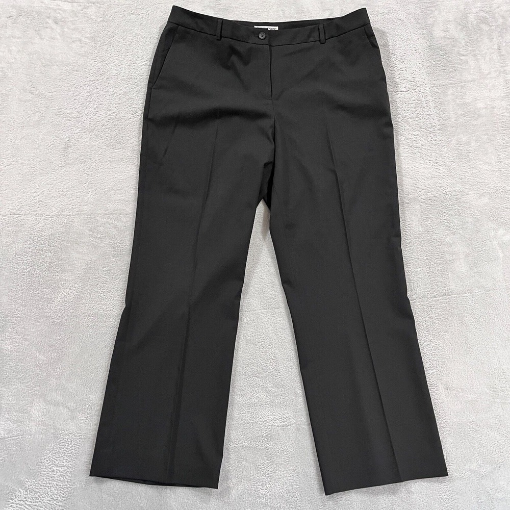 Pendleton Dress Pants Womens 16 Dark Gray Slacks Preppy Office
